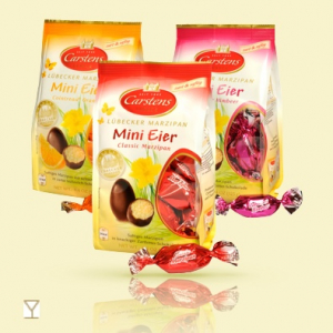 Lübeck marsipan mini ägg 125g