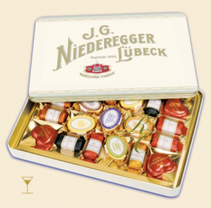 Niederegger present mix 298g i plåtdosa