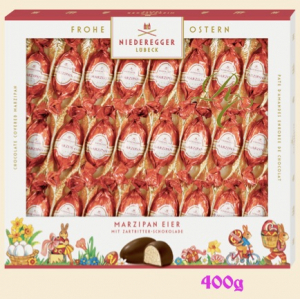 Niederegger marsipan, nougat ägg 175g