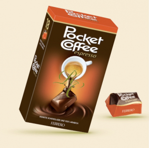 Pocket Espresso-kaffepraliner 62g