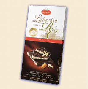 Lübeck marsipan chokladkaka mörk 140g