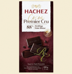 Hachez mörk choklad 88% kakao 100g