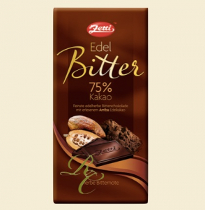 Zetti mörk choklad 75% - 100g