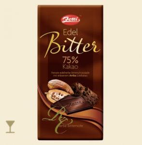 Zetti mörk choklad 75% - 100g