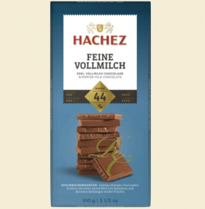 Hachez fin mjölk choklad 44% kakao 100g