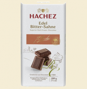 Hachez ädle mörk grädde choklad 100g