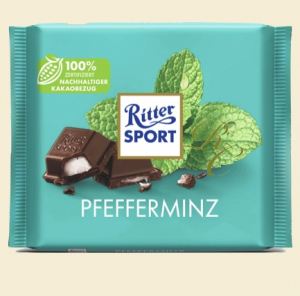 Ritter Sport pepparmynta 100g