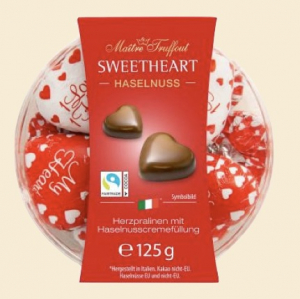 Maître Truffout Sweetheart Hasselnöt 125g