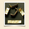 Clips 8 x 40 mm guld  1000st